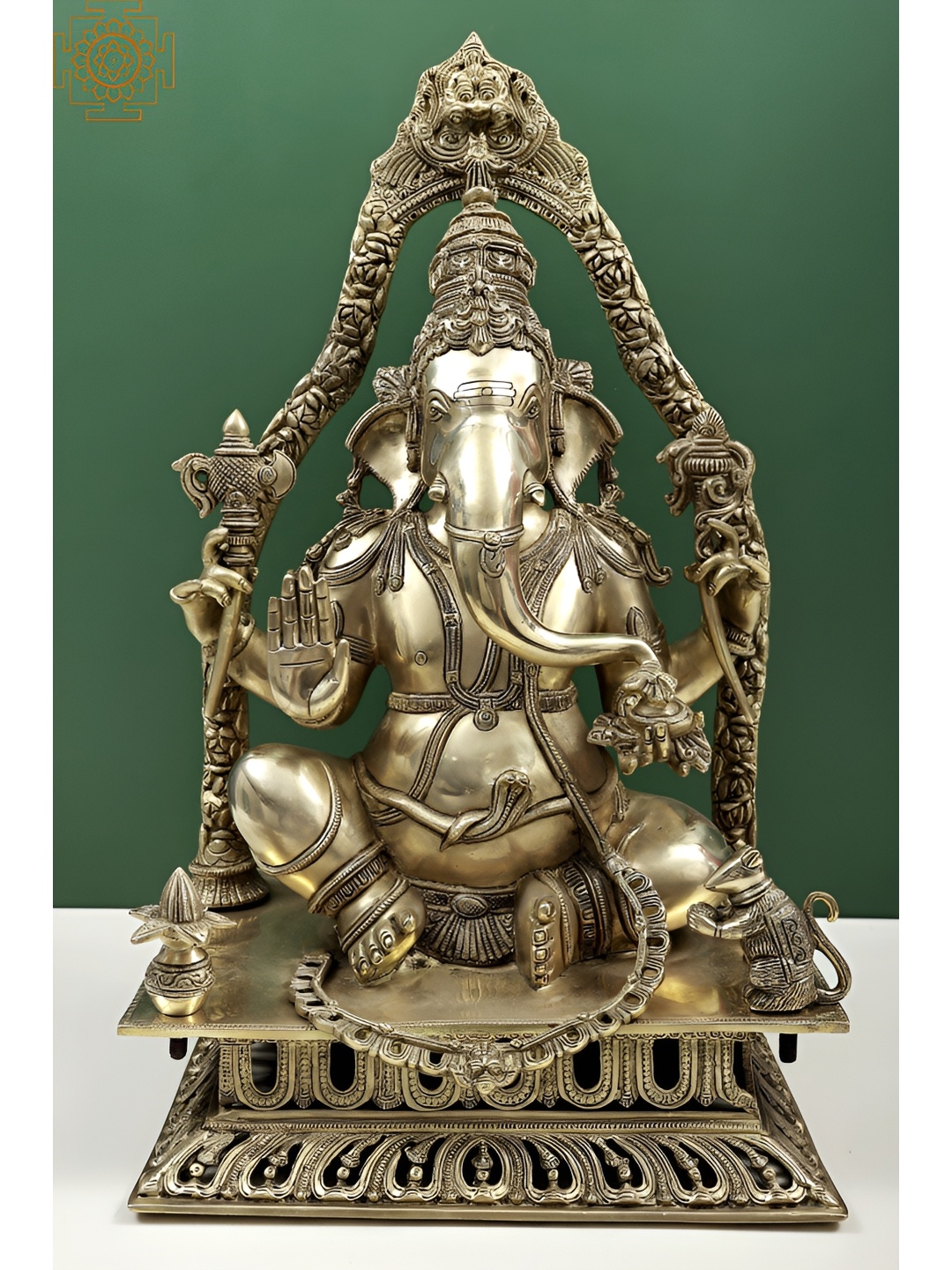 

Exotic India Gold-Toned Religious Idol Showpiece