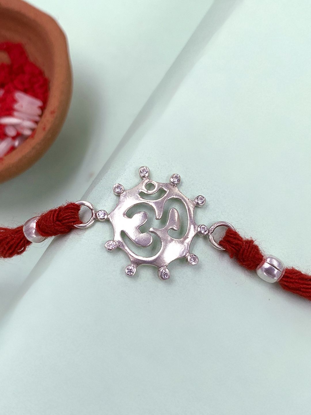 

Unniyarcha Thread Rakhi, Silver