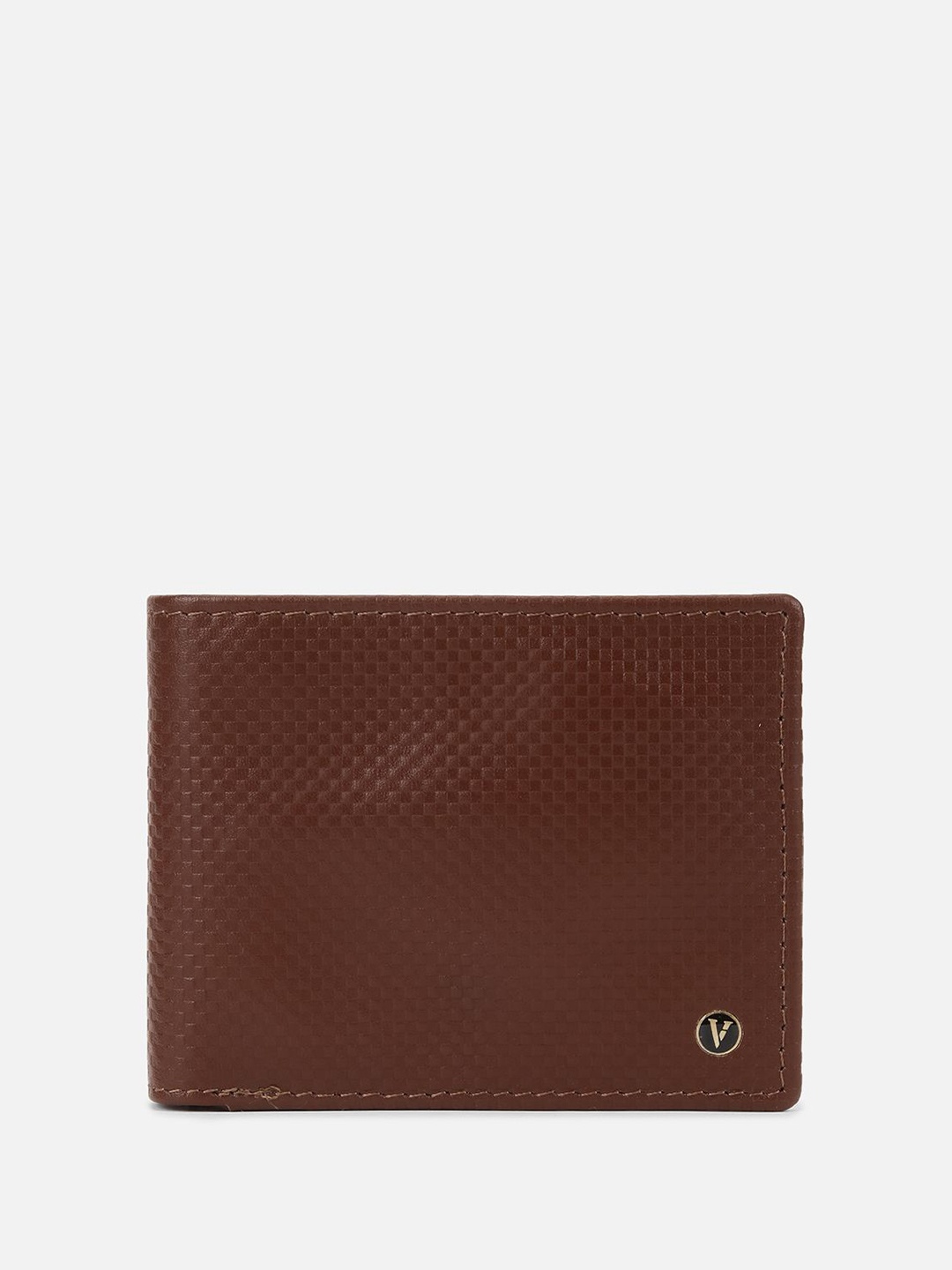 

Van Heusen Men Leather Two Fold Wallet, Brown