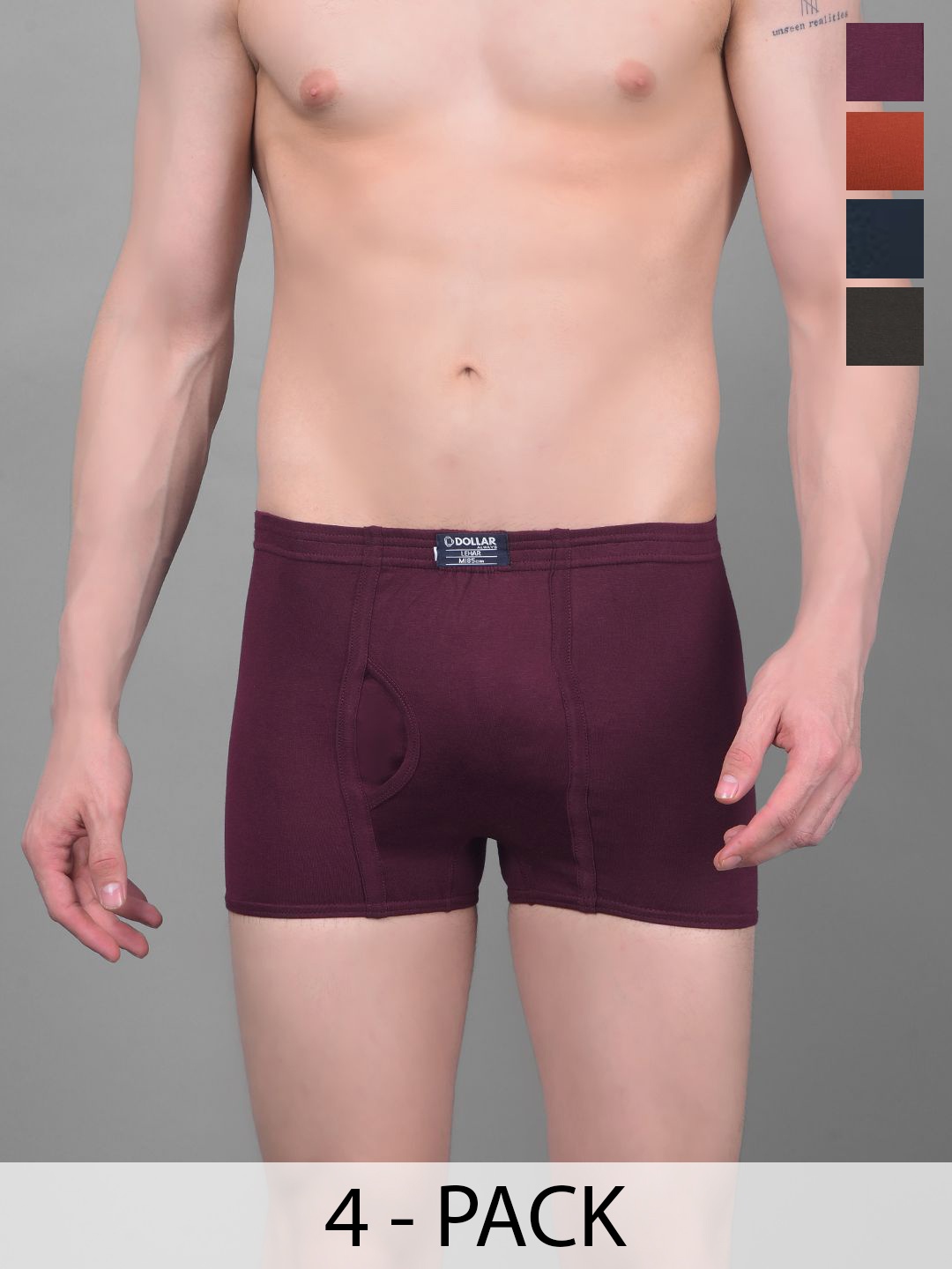 

Dollar Lehar Pack of 7 Assorted Cotton Trunk-MLHTR-01-AST3-PO7