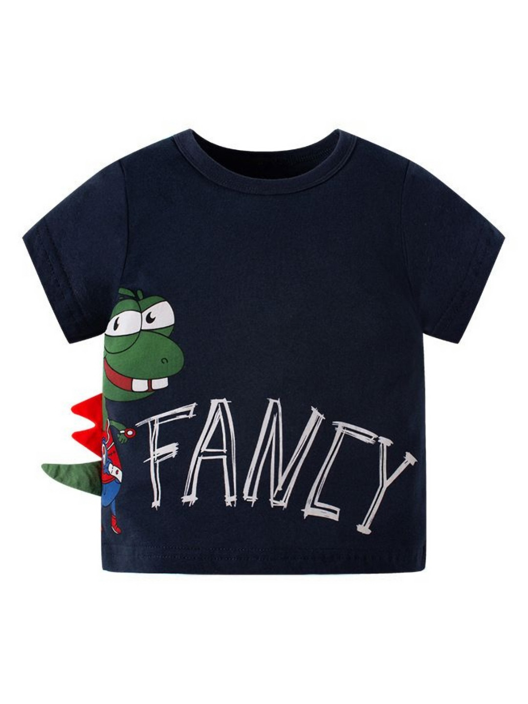 

StyleCast Kids Printed Applique T-shirt, Navy blue