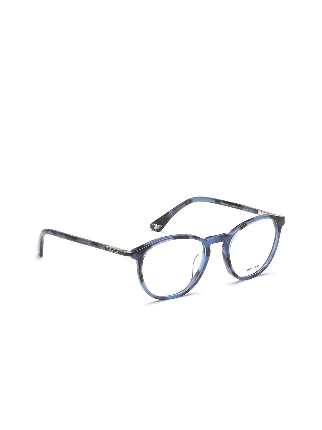 

Police Men Abstract Full Rim Oval Frames, Blue