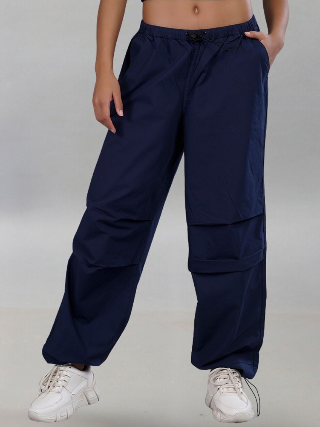 

PRONK Women Relaxed-Fit Joggers, Navy blue