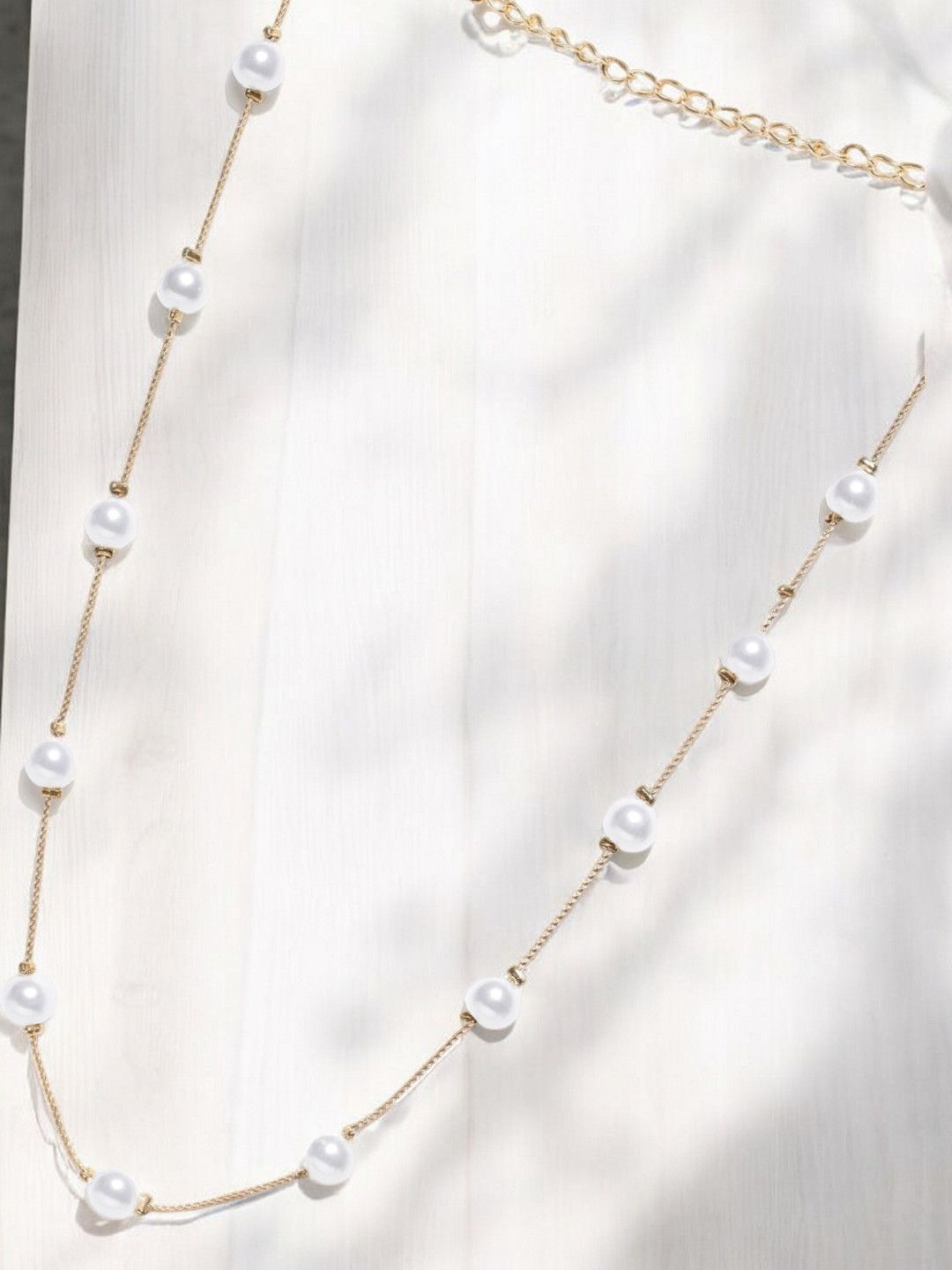 

OOMPH Pearls Beaded Necklace, Gold