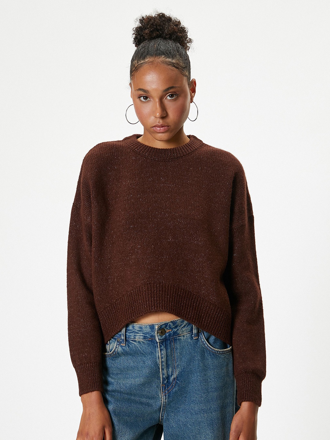 

Koton Women Pullover, Brown