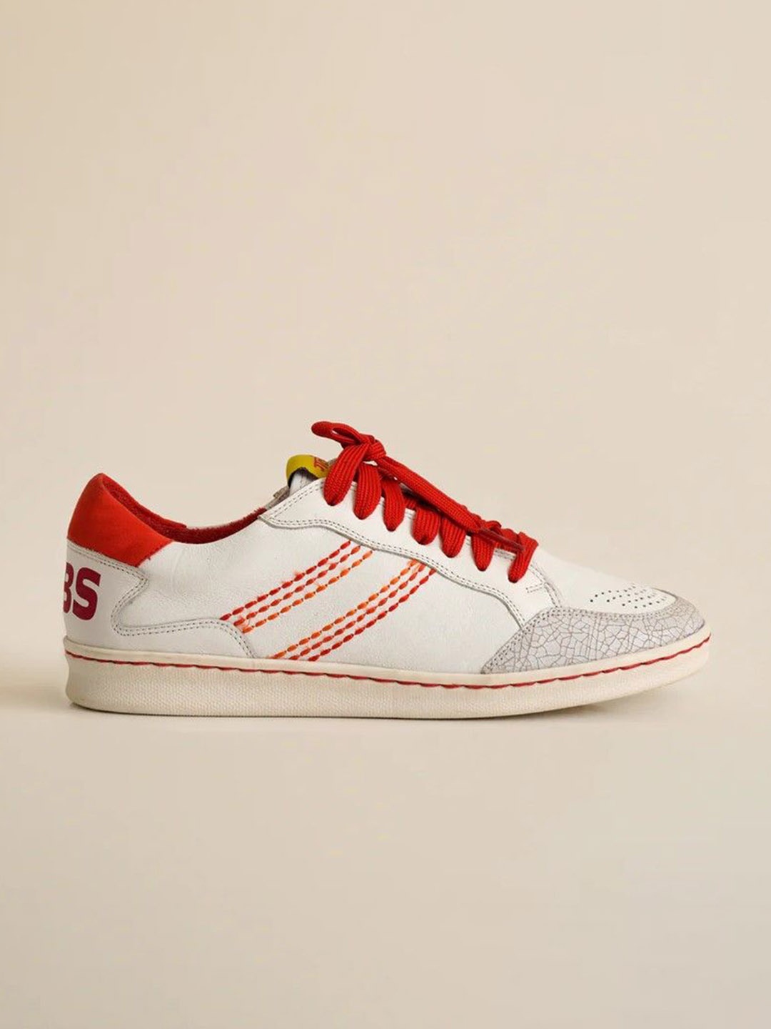 

GULLY LABS Women Colourblocked Leather Sneakers, White