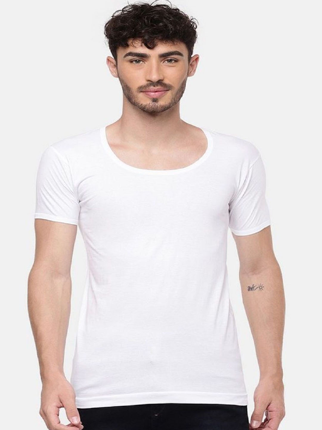 

Ramraj Pack Of 3 Cotton Undershirt Vests R1RiseUpRNSVP5P, White