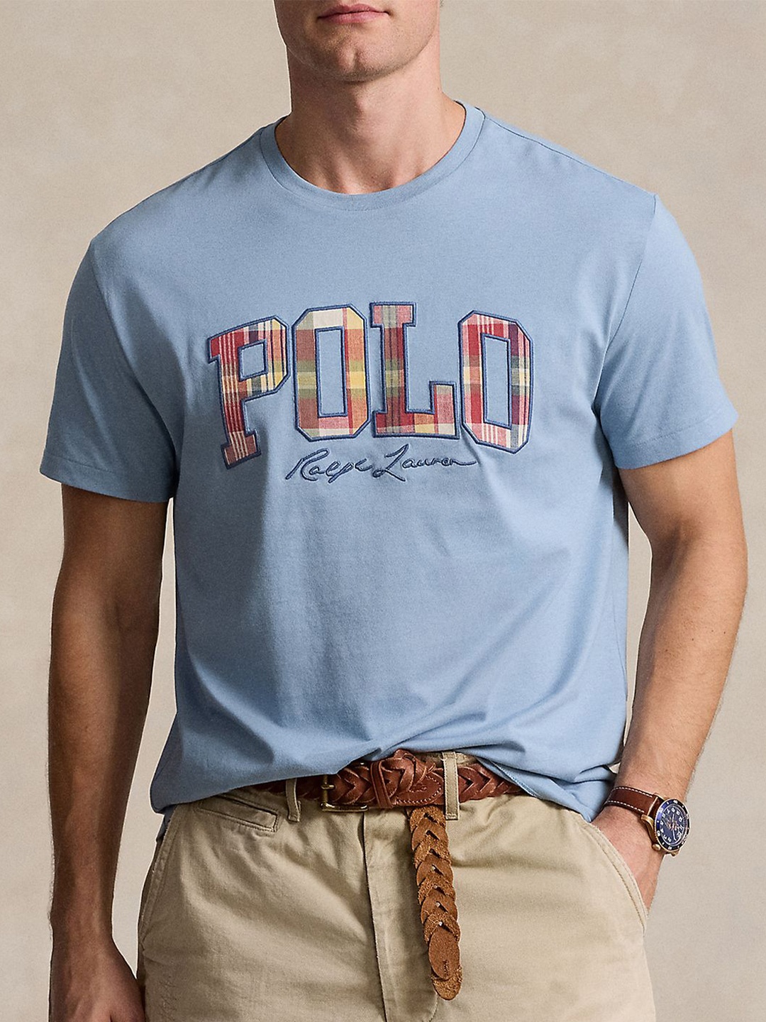 

Polo Ralph Lauren Men Embroidered Typography T-Shirt, Blue