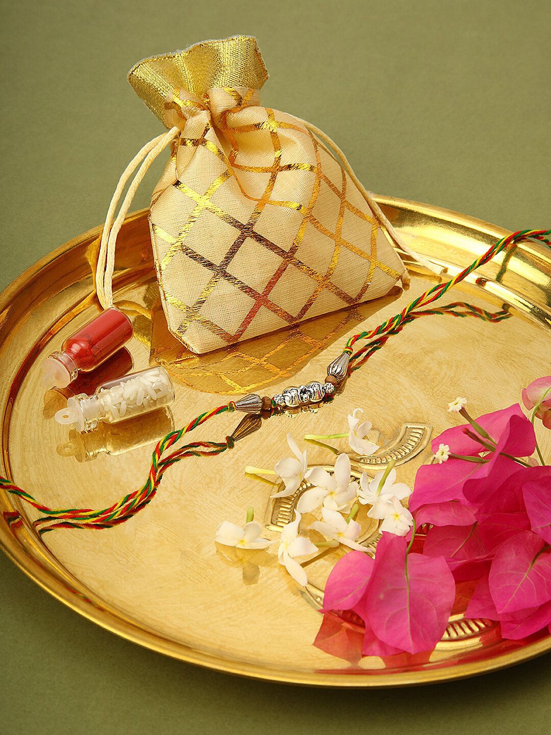 

Anouk Charm Thread Rakhi, Silver