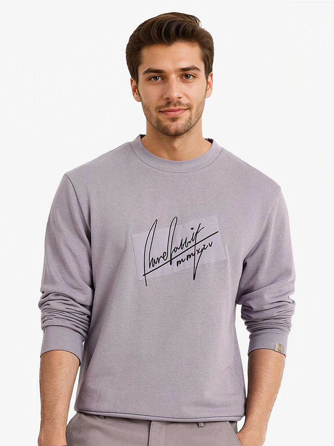 

RARE RABBIT Men Sweatshirt, Purple