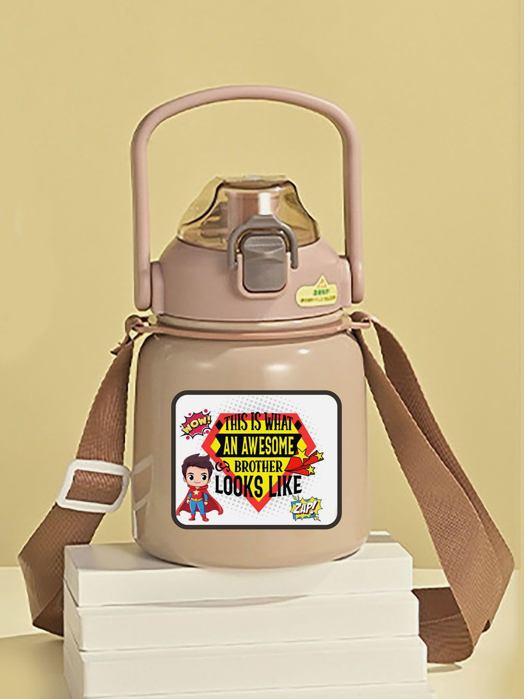 

Little Surprise Box LLP Brown Stainless Steel Single Wall Vacuum Water Bottle 700 ml