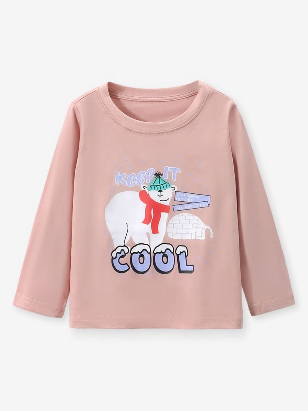 

StyleCast Girls Printed T-shirt, Pink