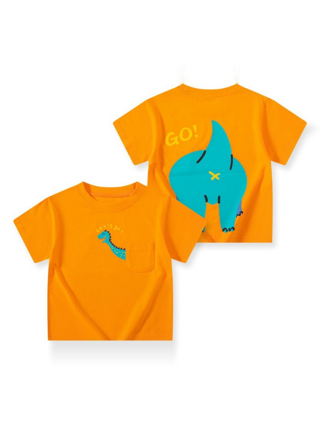 

StyleCast Kids Printed Applique T-shirt, Orange