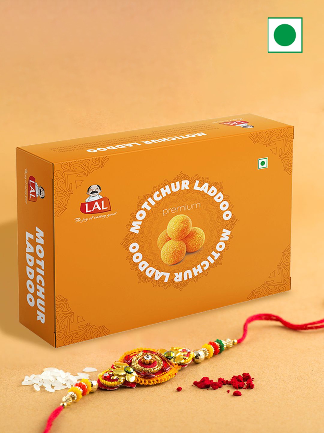 

Lal Motichur Laddoo 400g, Yellow