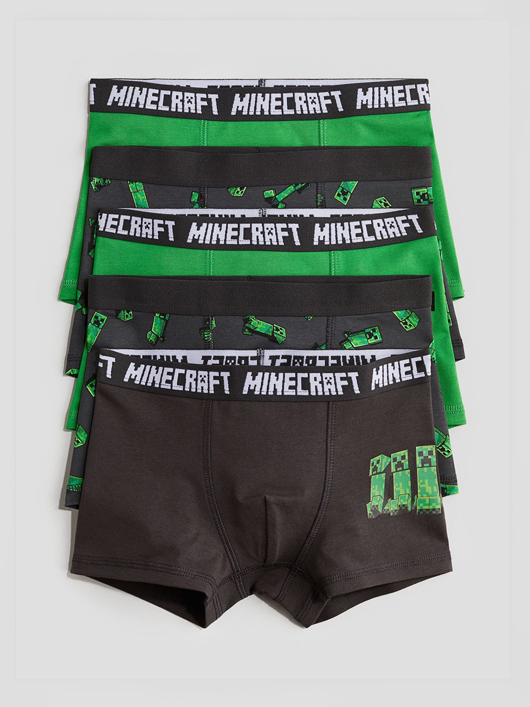 

H&M 5-pack Boxer Shorts, Green