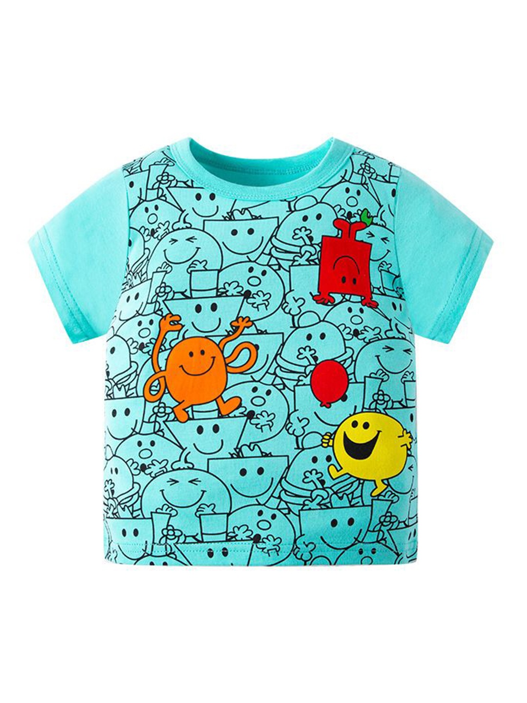 

StyleCast Kids Printed Pockets T-shirt, Green