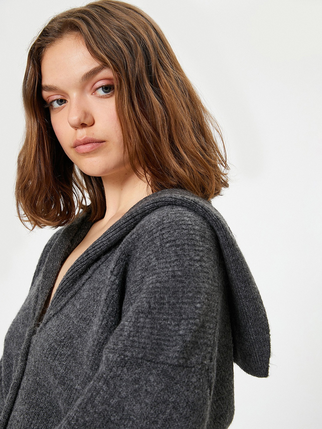

Koton Women Cardigan, Grey