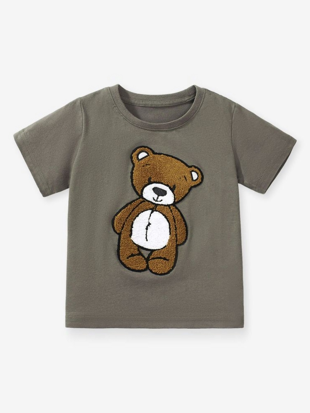 

StyleCast Boys Printed Applique T-shirt, Charcoal