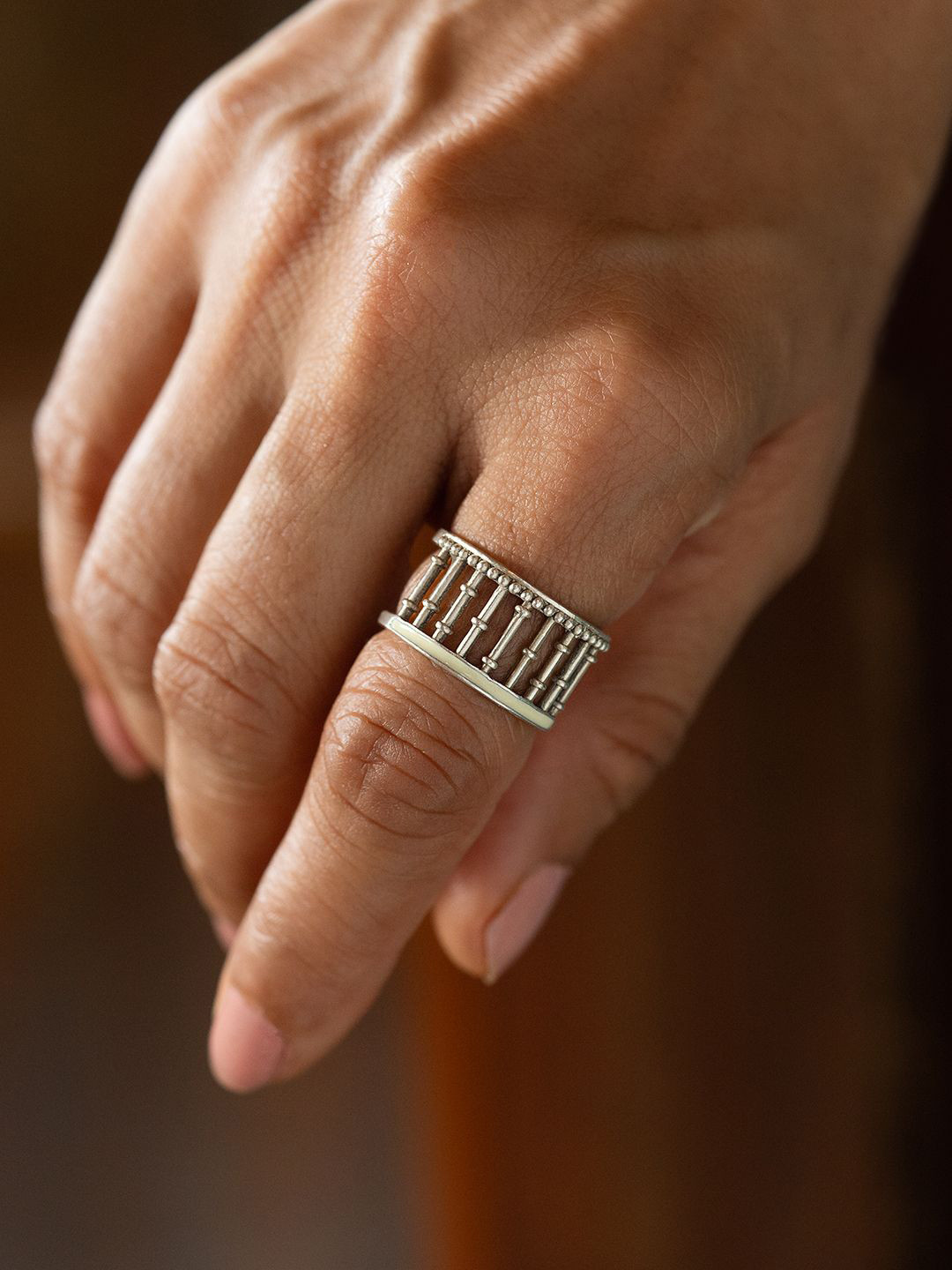 

SHAYA 925 Silver Adjustable Finger Ring