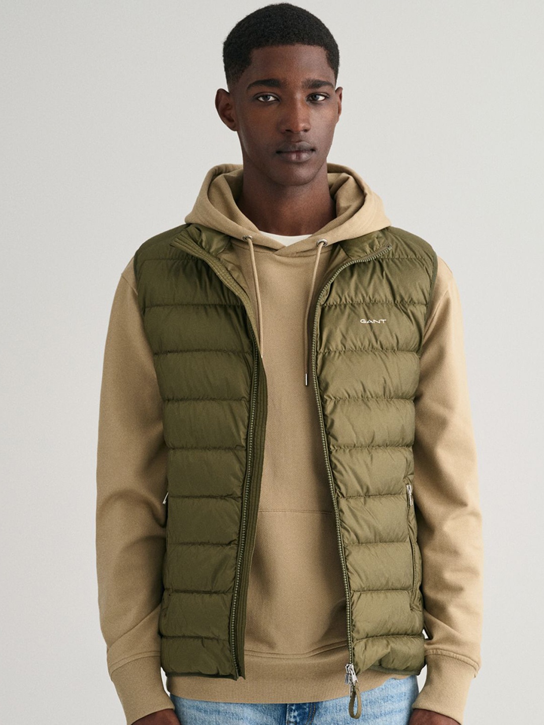 

GANT Men Crop Puffer Jacket, Green