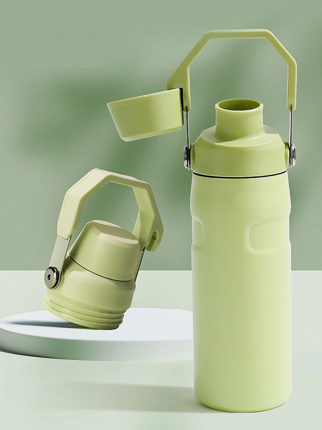 

Little Surprise Box LLP Green Stainless Steel Printed Water Bottle 700 ml