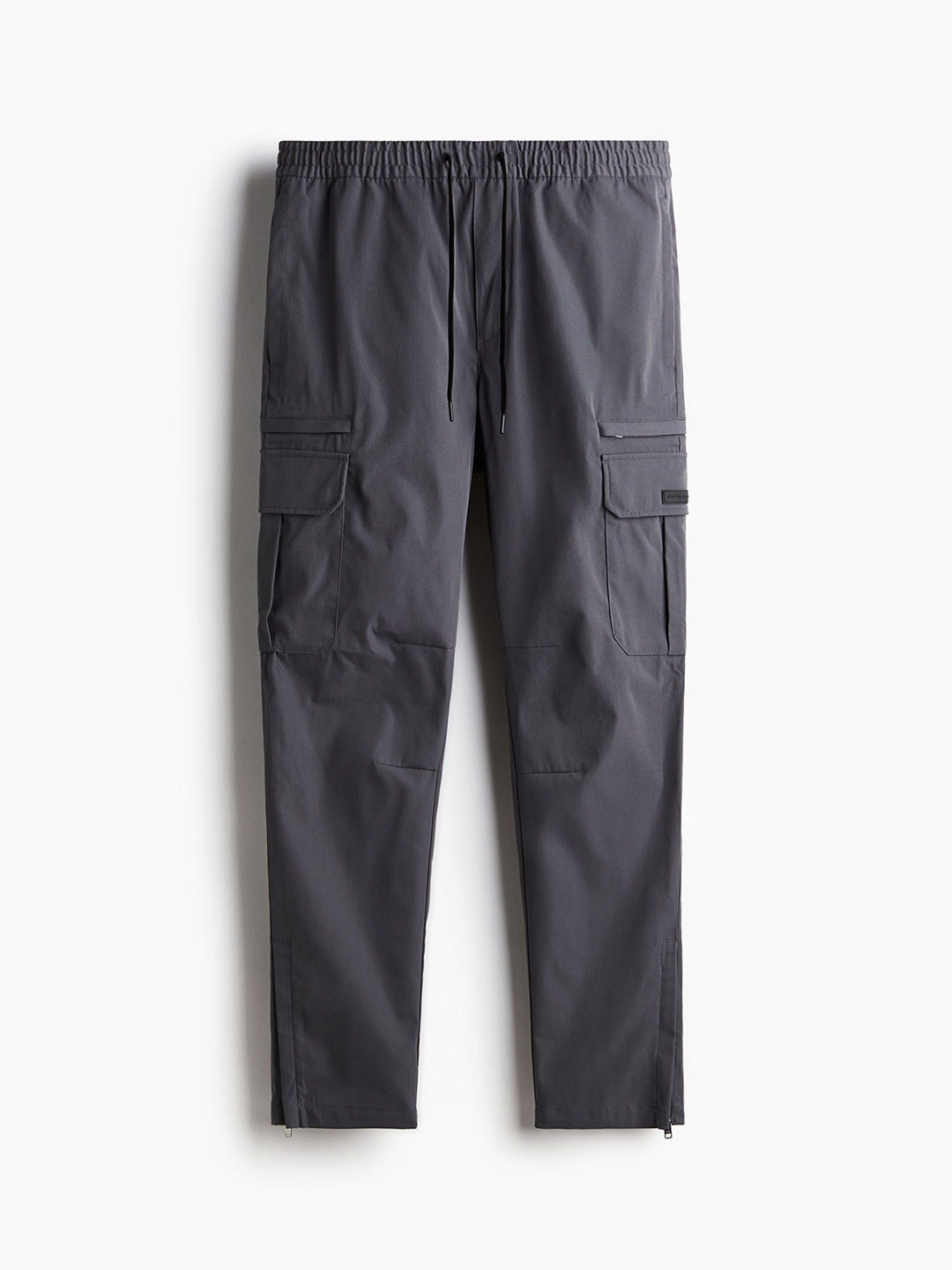 

H&M Men Slim Fit Cargo Trousers, Grey