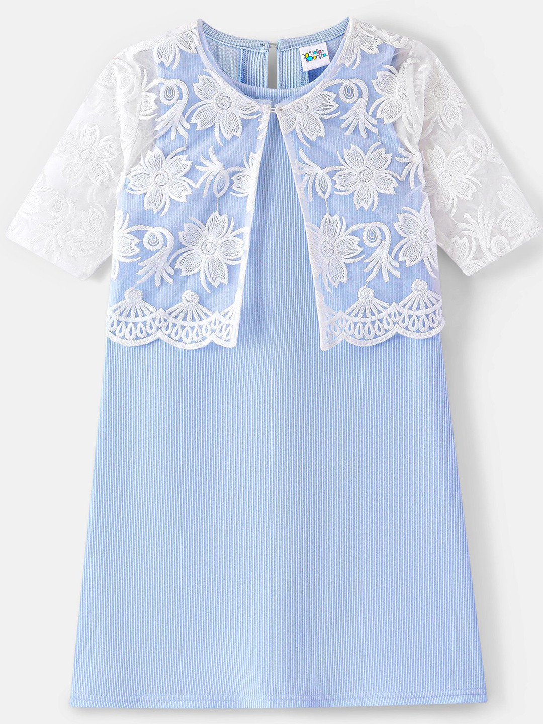 

Hola Bonita Girls A-Line Dress, Blue
