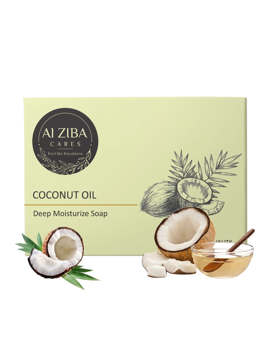 

ALZIBA CARES Moisturizing Bathing Soap Bar- 100ml, Brown