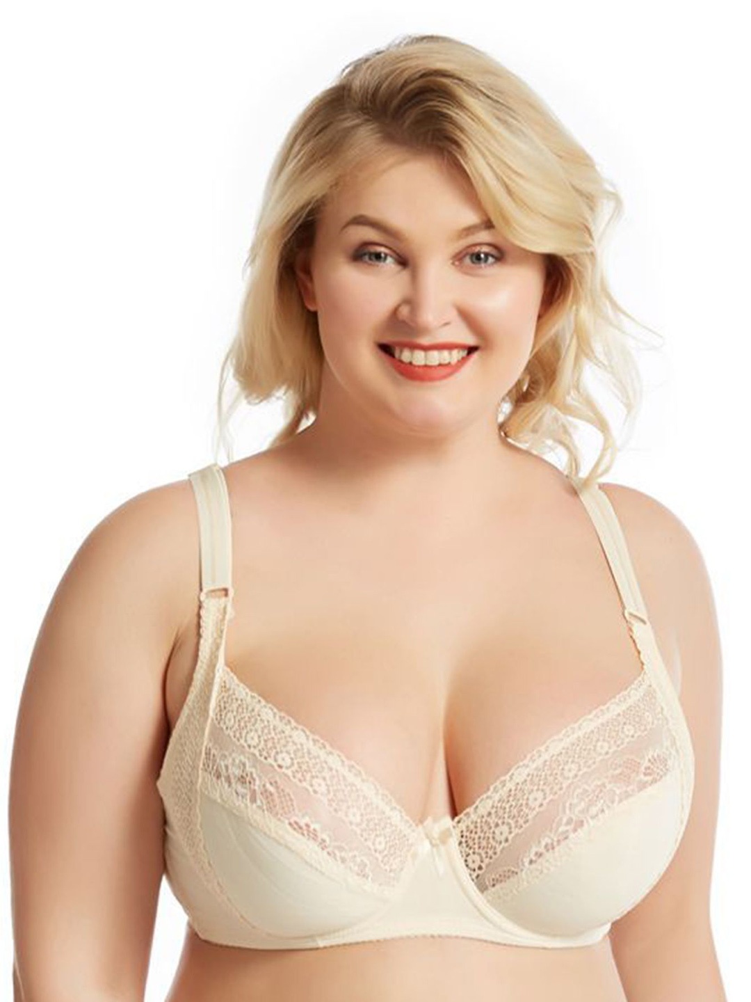 

LULU & SKY Bra Medium Coverage, Beige