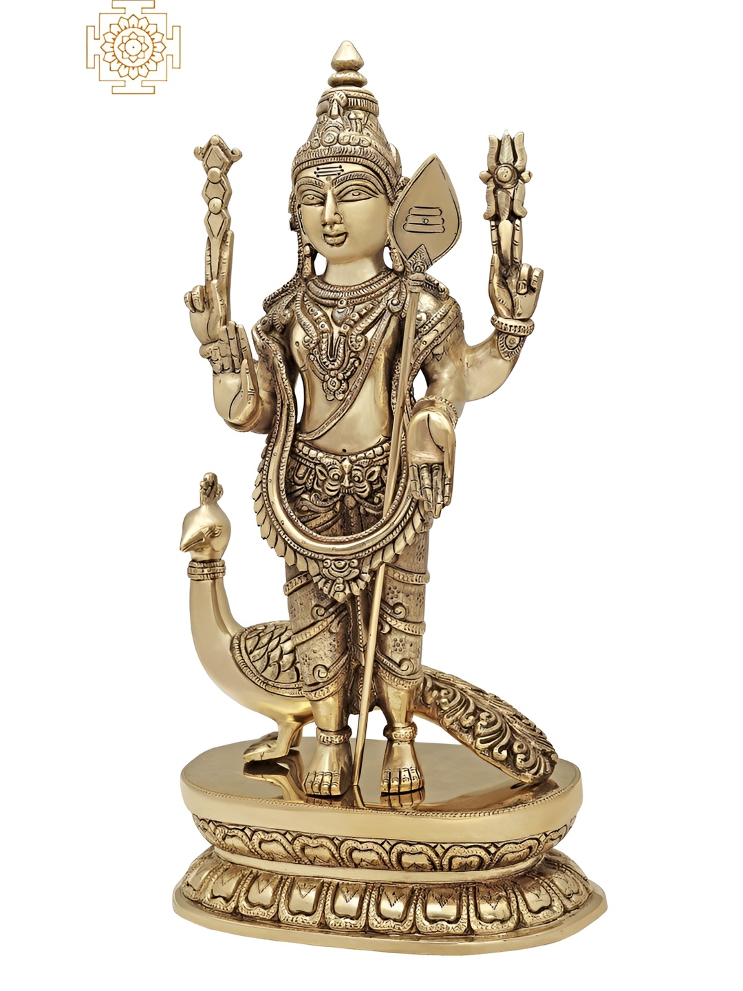 

Exotic India Gold-Toned Religious Idol Showpiece