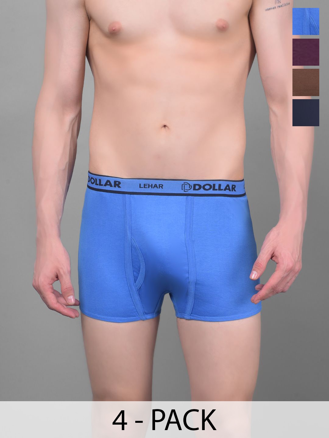 

Dollar Lehar Pack of 6 Assorted Cotton Trunk-MLHTR-08-AST3-PO6