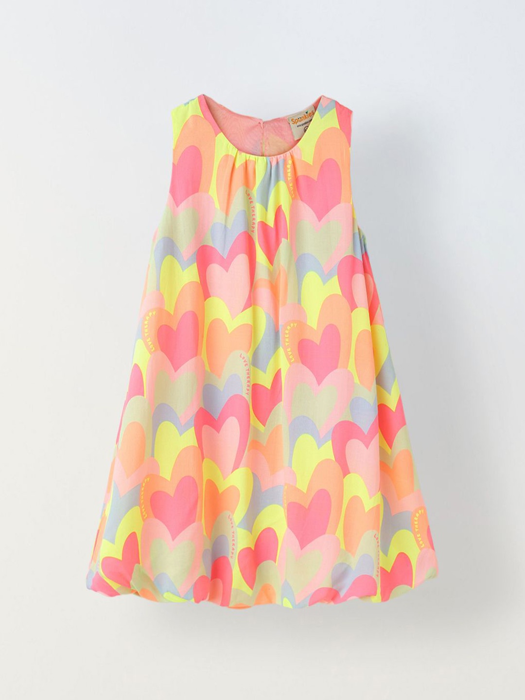 

SPUNKIES Print A-Line Dress, Multi