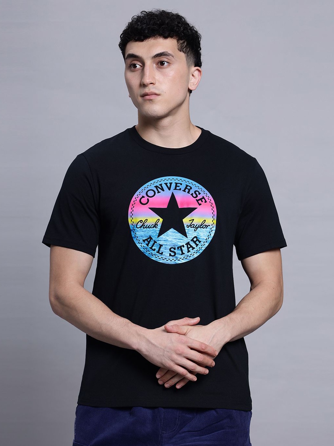 

Converse Unisex Go-To Coastal All Star T-Shirt, Black