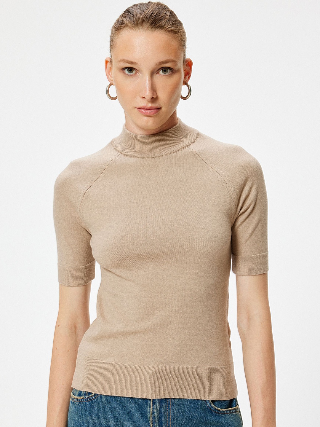 

Koton Women Pullover, Beige