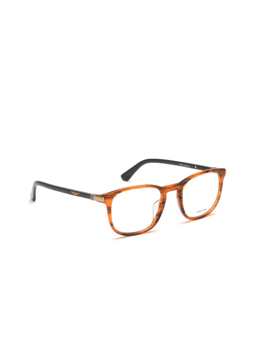 

Police Men Abstract Full Rim Square Frames, Brown