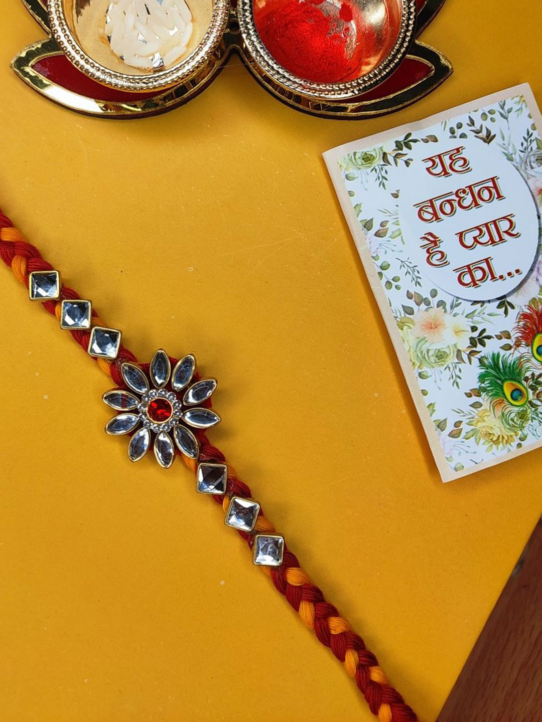 

NVR Thread Rakhi, Red