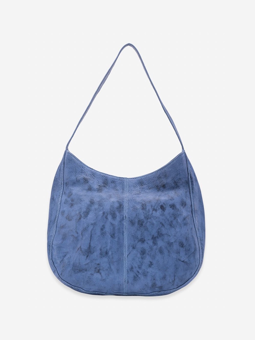 

Abelardo De Moda Textured Leather Shopper Shoulder Bag, Blue