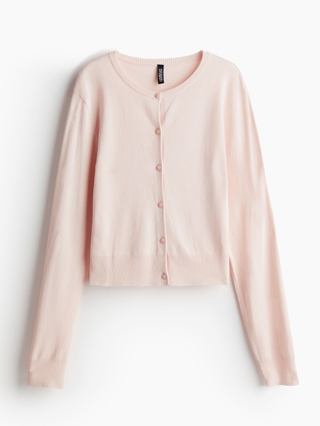 

H&M Women Fine-Knit Cardigan, Pink