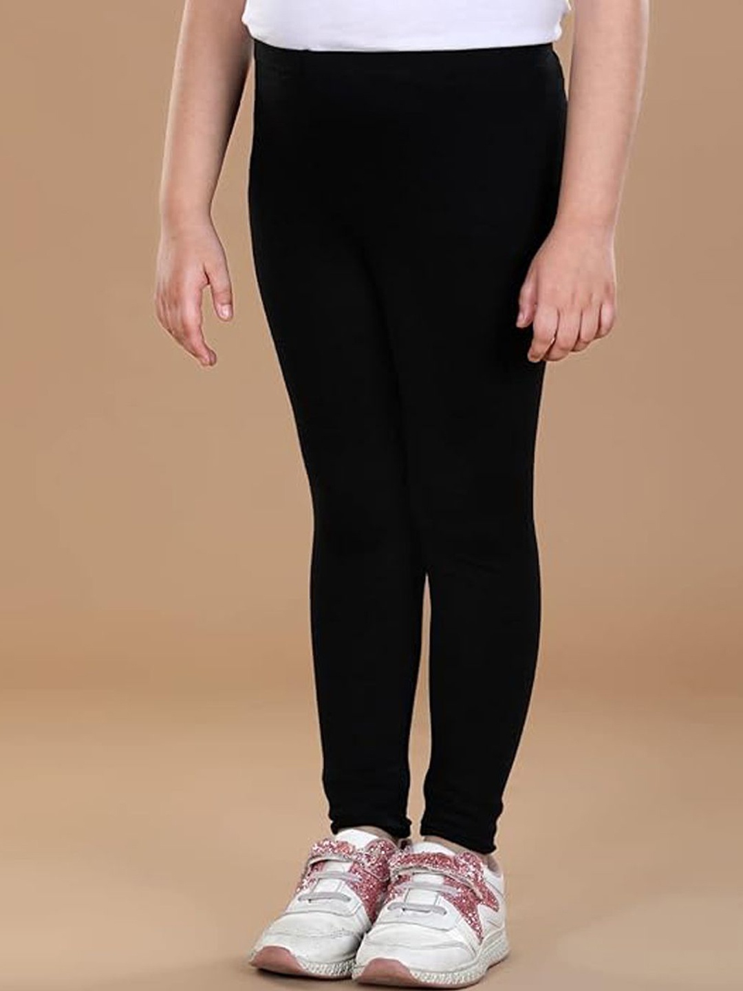 

BAESD Girls Churidar-Length Leggings, Black