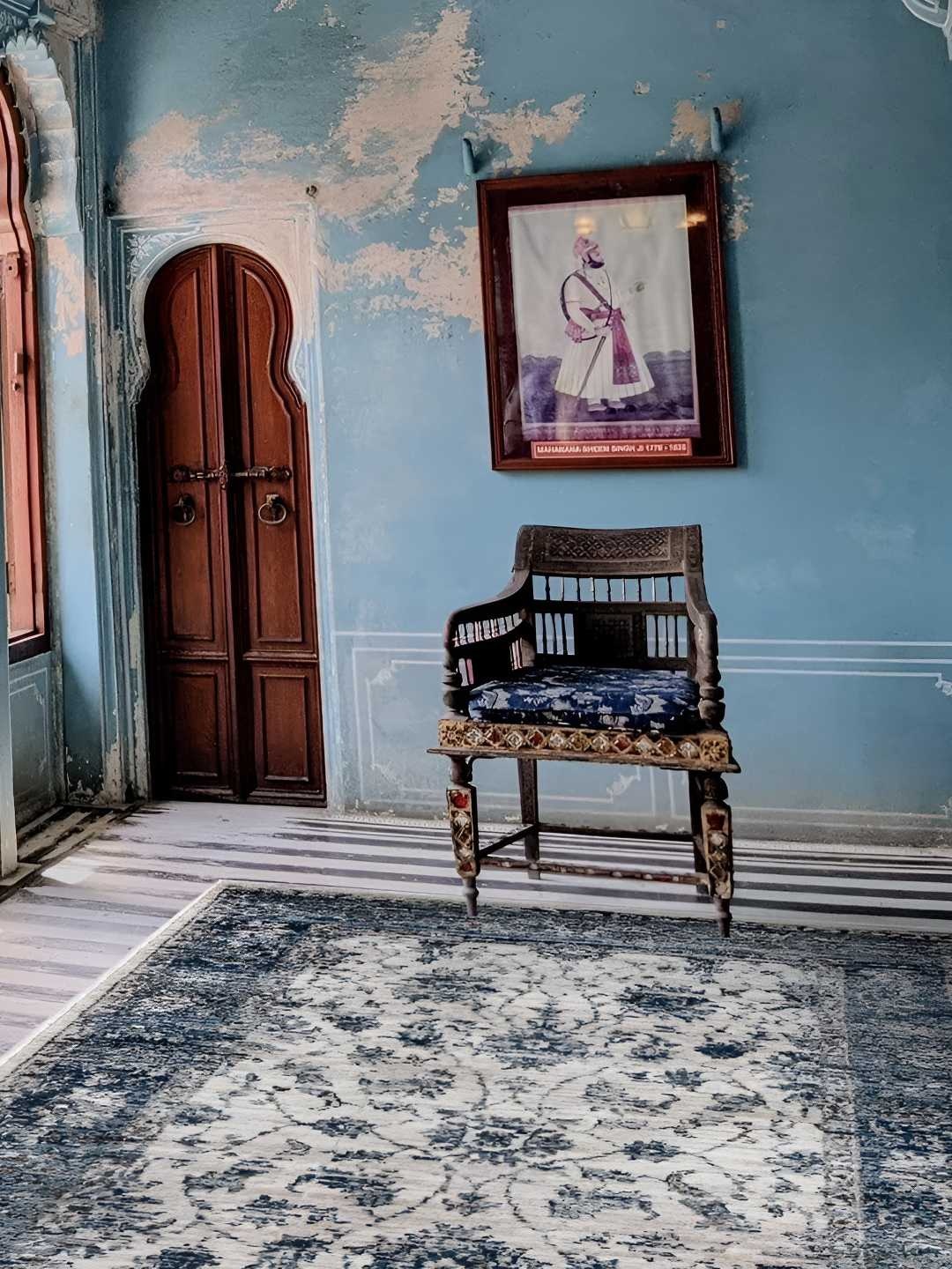 

Sapana Carpet-Mats Blue Regular Traditional Carpet