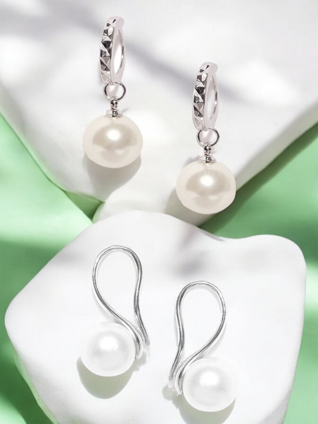 

fabula Contemporary Drop Earrings, Silver