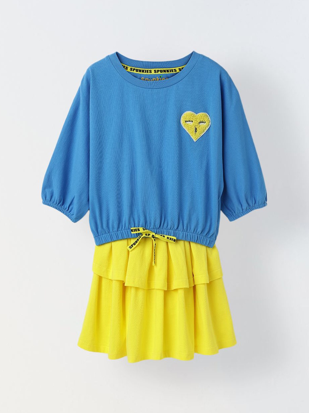 

SPUNKIES Fit & Flare Dress, Blue