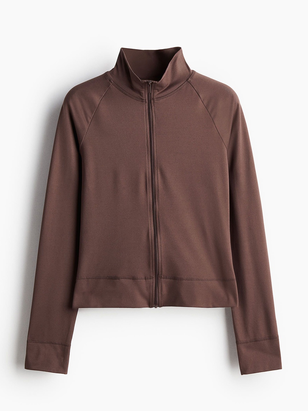 

H&M Women Zip-Through Cardigan, Brown