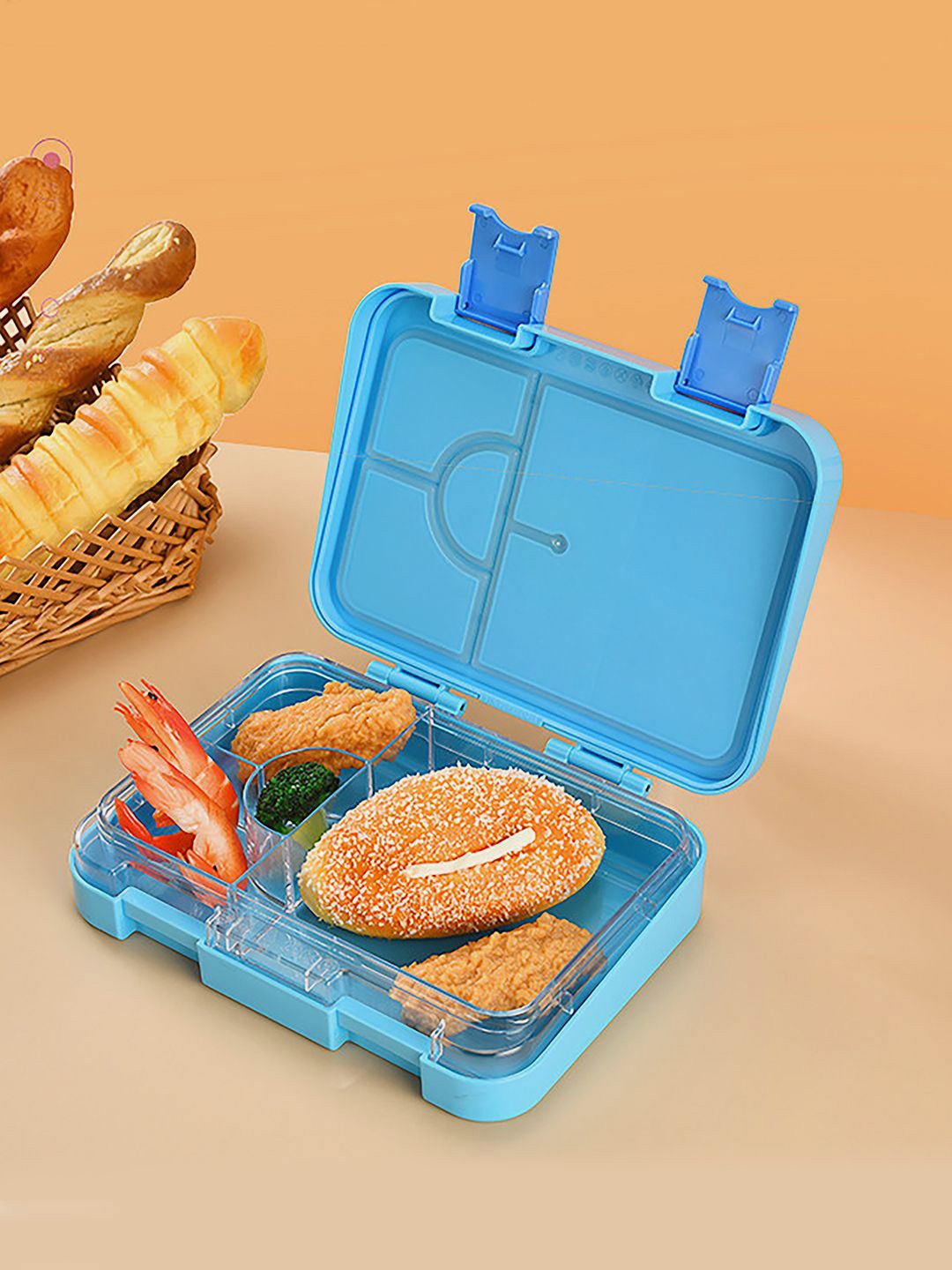 

Little Surprise Box LLP Blue Bento Lunch Tiffin Box