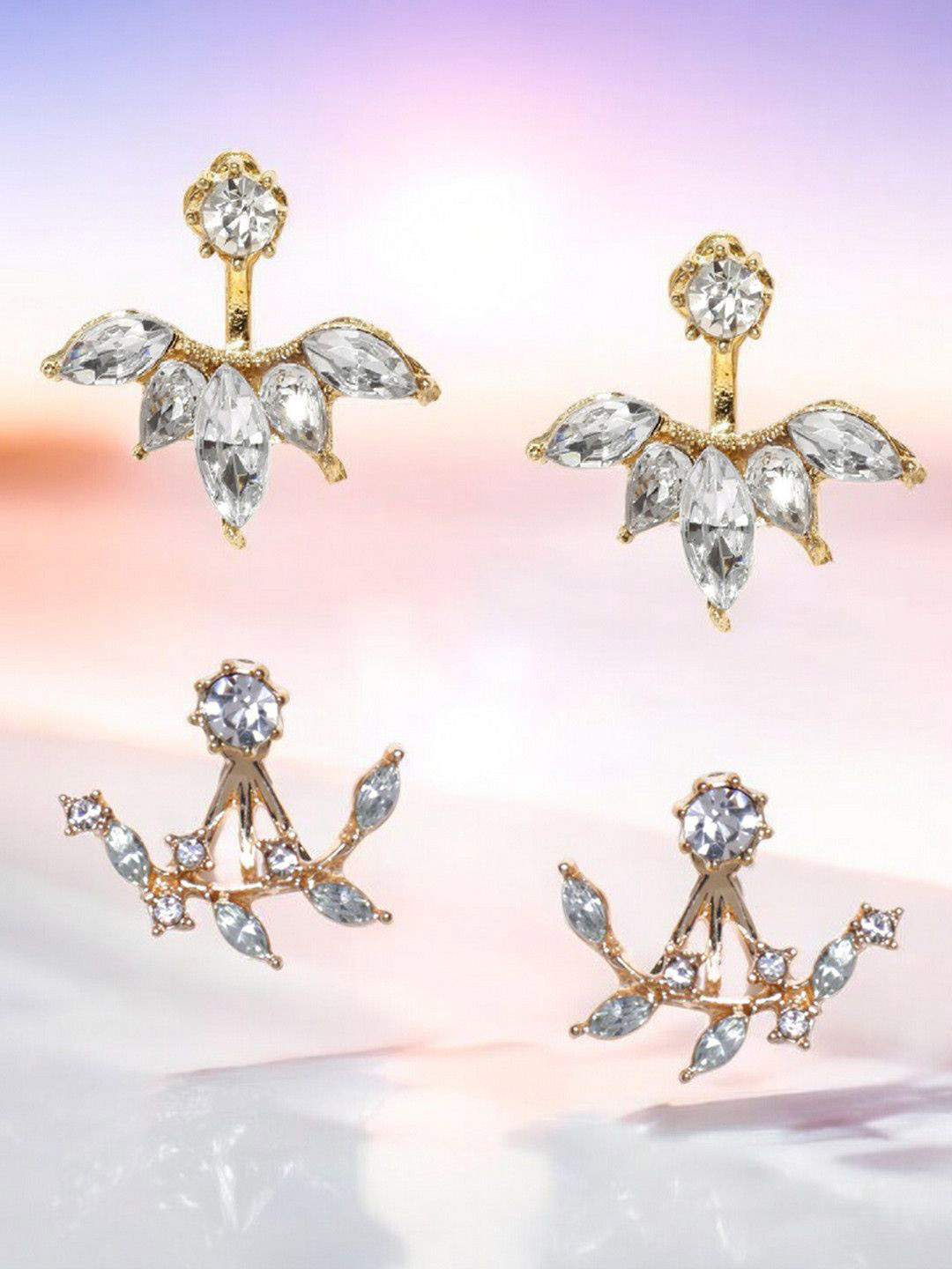 

fabula Floral Studs Earrings, Gold