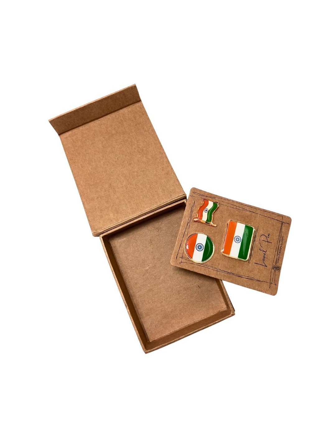 

The Tie Hub Men Accessory Gift Set of, Orange