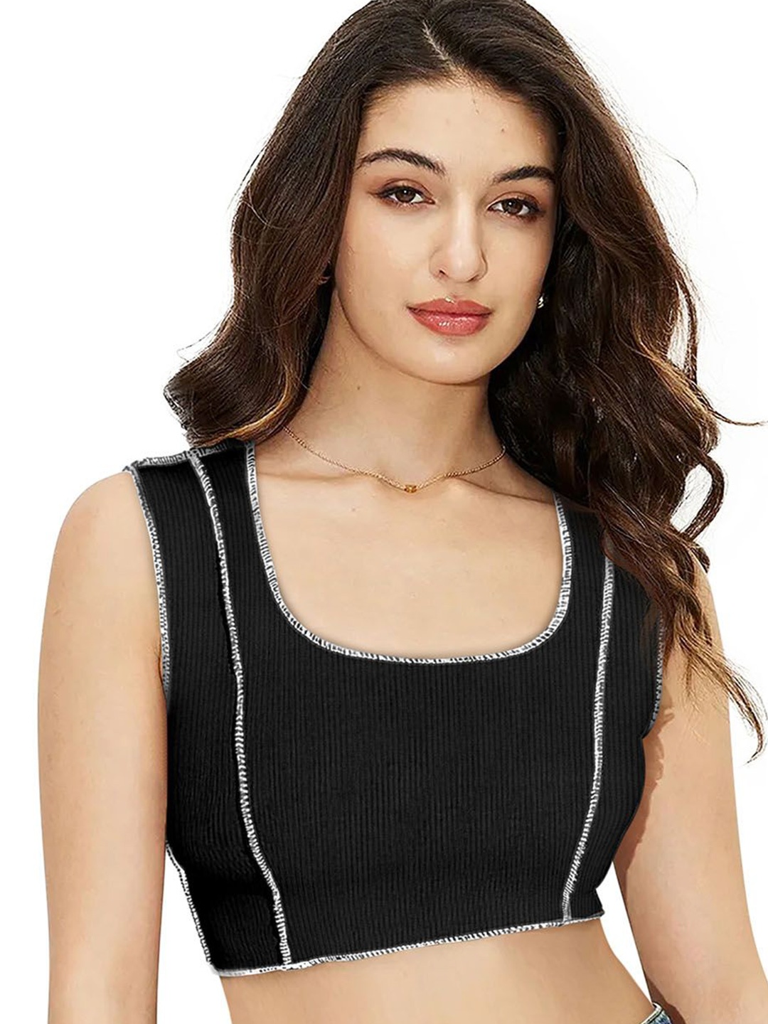 

ODETTE Cotton Top, Black
