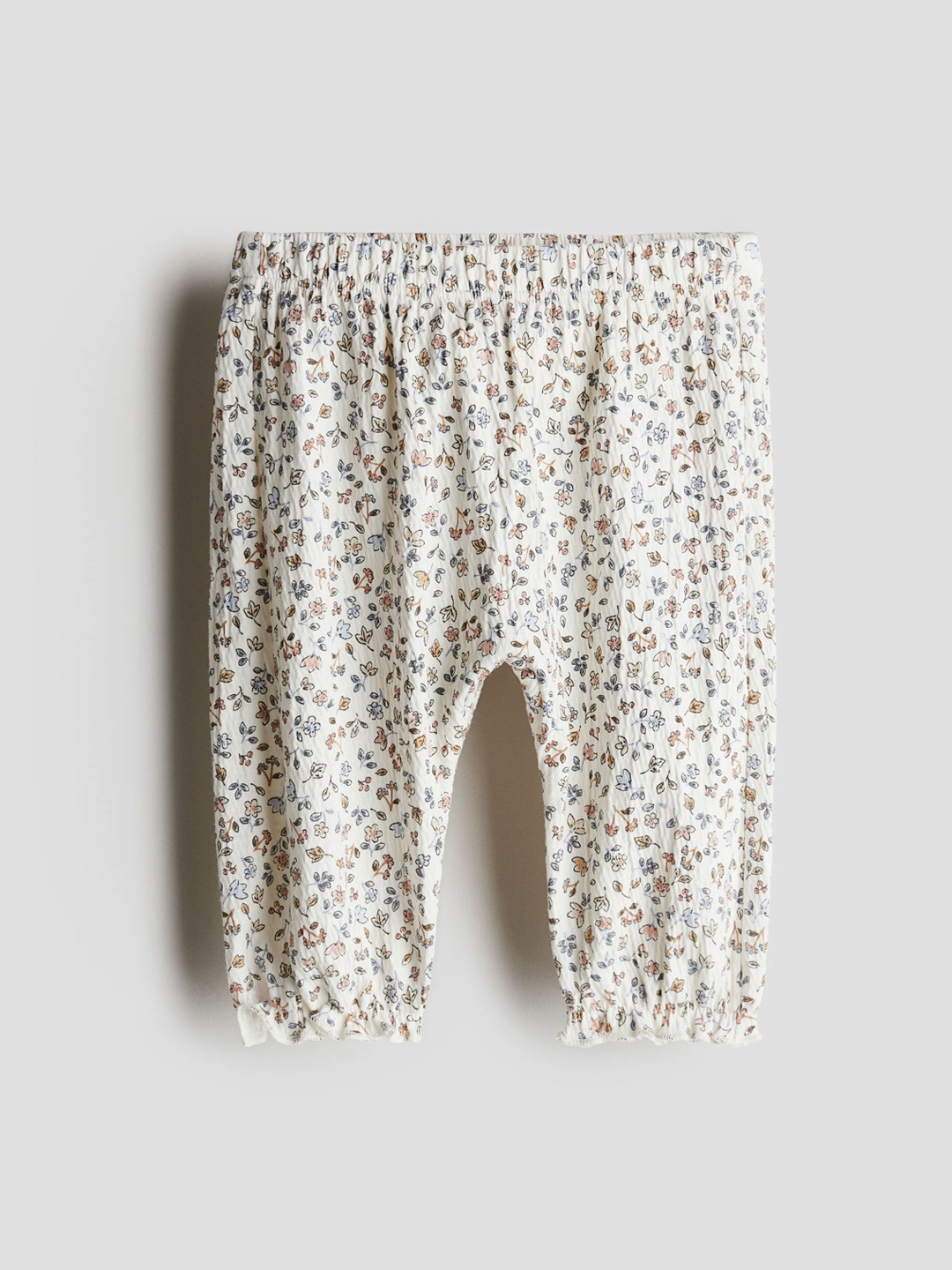 

H&M Girls Crinkled Jersey Trouser, White