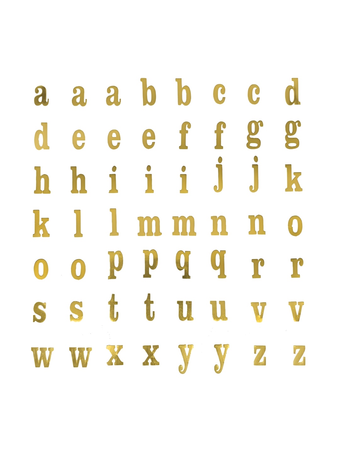 

Comet Busters Gold Toned Printed Self-Adhesive Alphabet Wall Sticker
