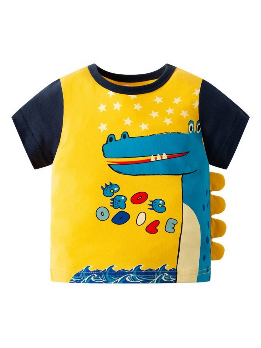 

StyleCast Kids Printed Applique T-shirt, Yellow